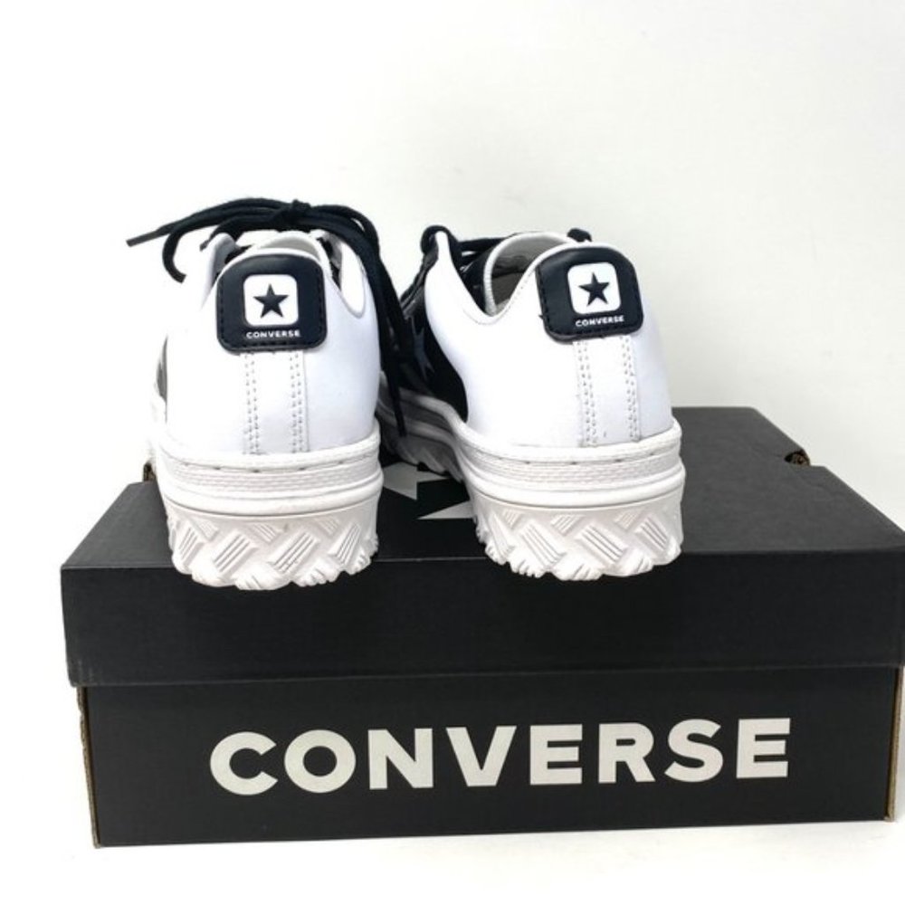 💖MEGA SALE💖Converse Women  Rivals PRO LEATHER X2 OX Black White Low   168760C - Picture 7 of 11
